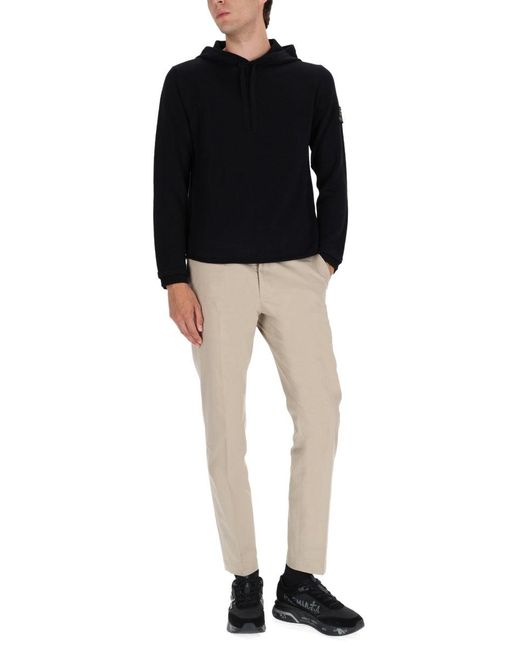 Premiata Black Hooded Shirt for men