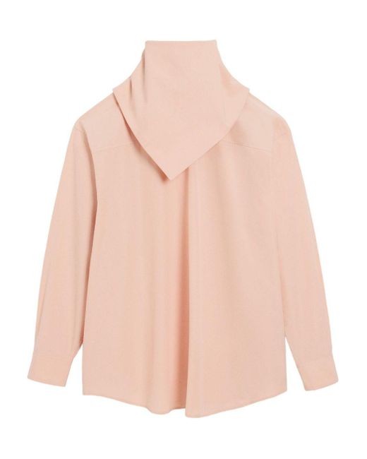 Camicia Di Cotone Bandana di AMI in Pink