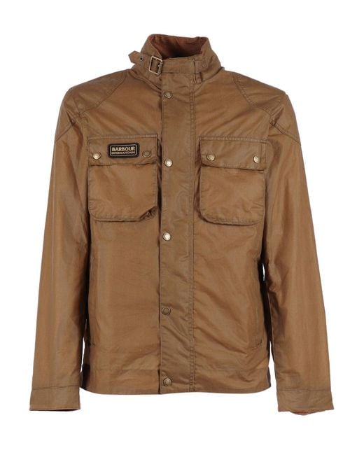 Barbour Brown Merton Wax Jacket