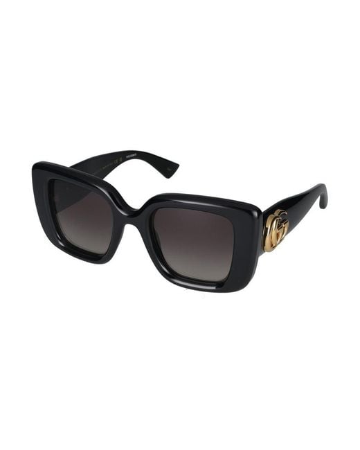 Gucci Black Square Sunglasses