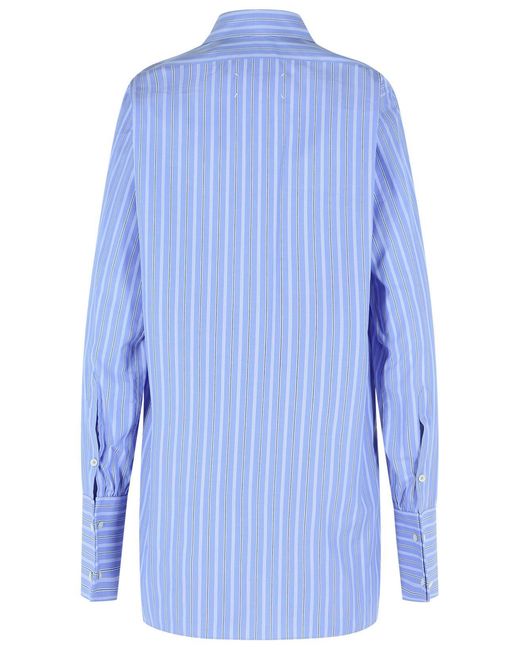 Maison Margiela Blue Light Cotton Shirt
