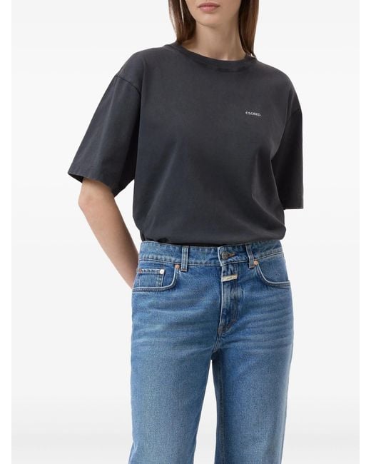 Closed Blue Relaxed T Shirt