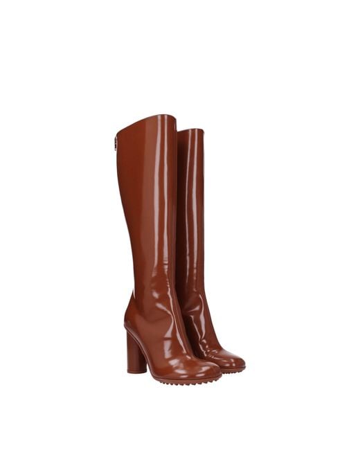 Bottega Veneta Brown Stivali Atomic Donna Pelle Marrone for men