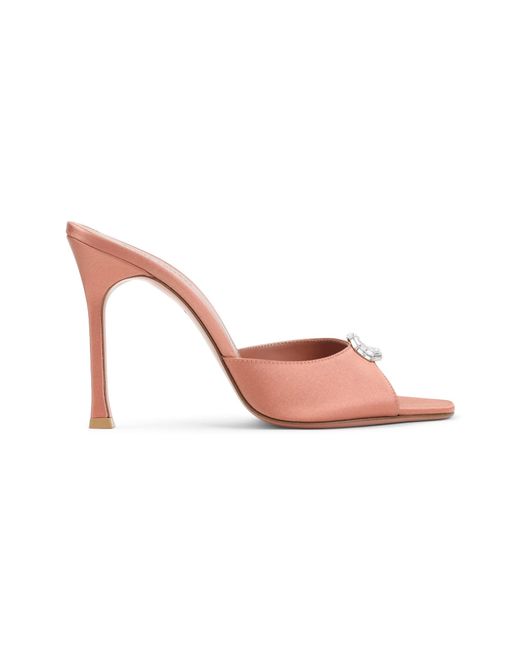 AMINA MUADDI Pink Mini Camelia Slipper