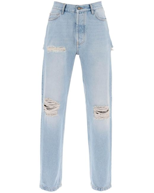 Jeans Naomi con strappi e cut out di DARKPARK in Blue