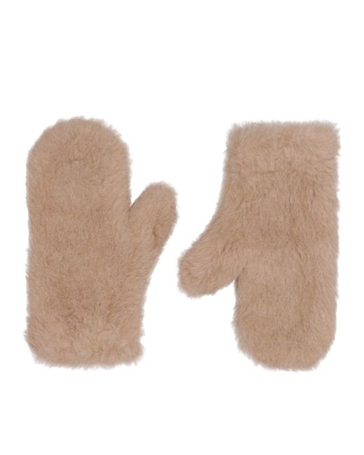 Max Mara Handschoenen Beige in het Natural
