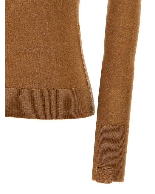 Suéter 'Piping' Victoria Beckham de color Brown