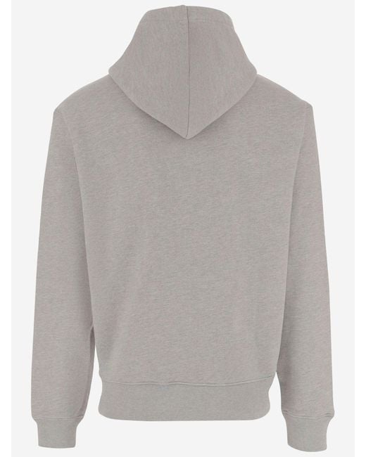 Amiri Gray Cotton Sweatshirt With Logo for men