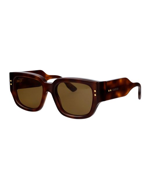 Gucci Brown Sunglasses for men