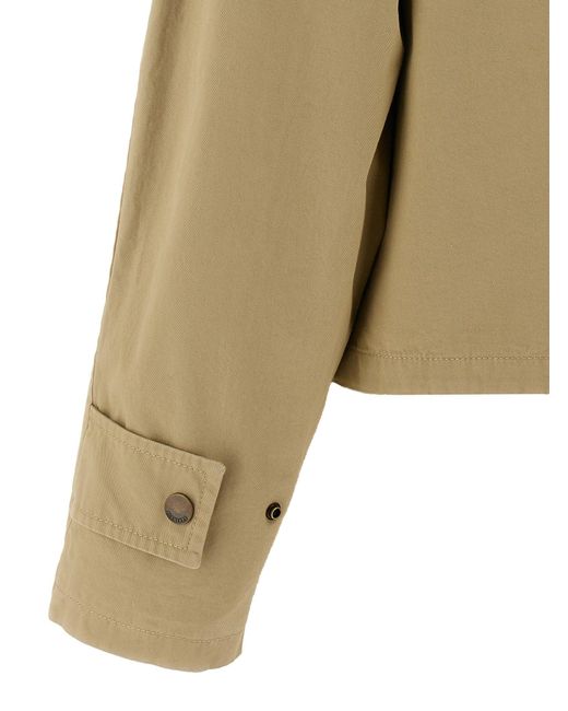 Burberry Canvas Jacket in het Natural