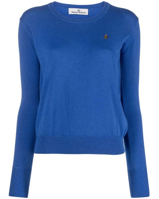 Blue vivienne westwood jumper hotsell