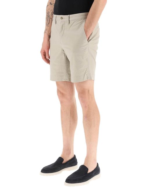 Polo Ralph Lauren Stretch-Chino-Shorts in Natural für Herren