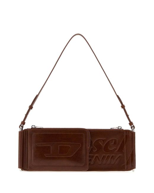 DIESEL Brown Borsa A Tracolla Flag-D X