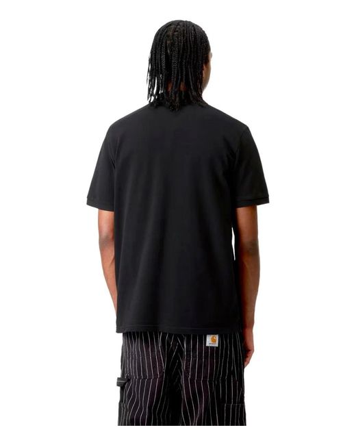 Carhartt Black S/S Chase Pique Polo Shirt
