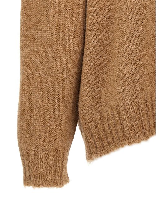 Jil Sander High Neck -trui in het Brown