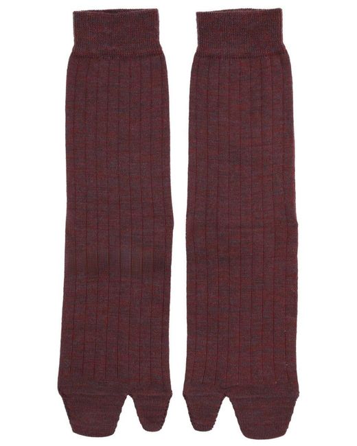 Maison Margiela Purple Socks "Tabi"
