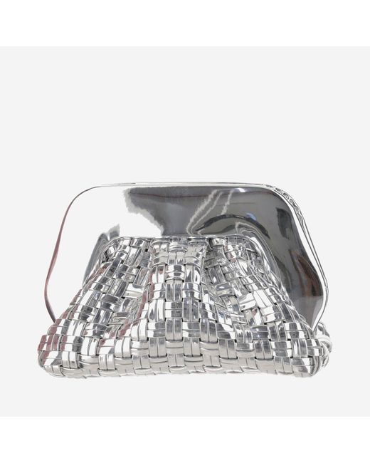 THEMOIRÈ Gray Gea Bag With Woven Pattern