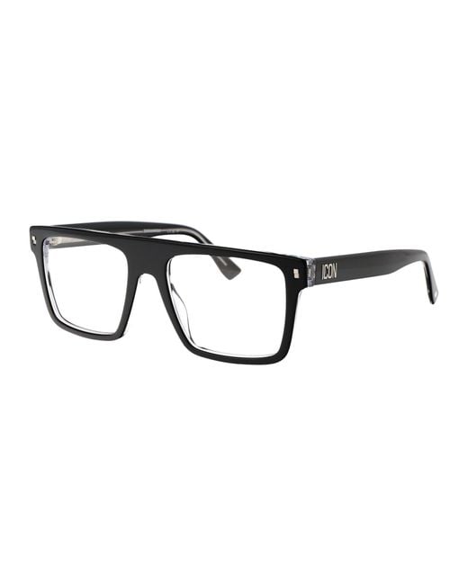 DSquared² Black Optical Icon 0012 7 C5 for men