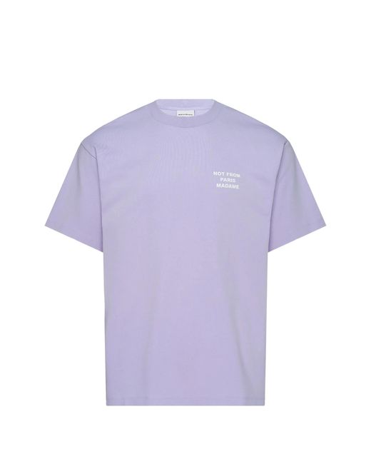 Drole de Monsieur Purple Le T Shirt Slogan
