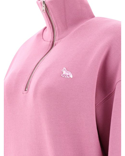 Maison Kitsuné Pink Maison Kitsuné "Baby Fox" Sweatshirt