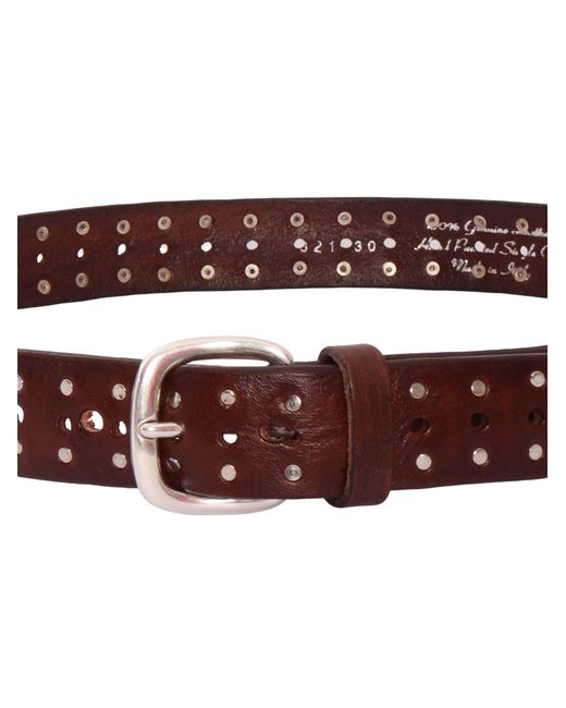 Alberto Luti Brown Cintura Tinto