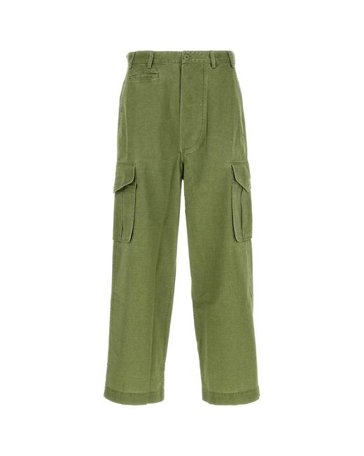 KENZO Green Cotton Cargo Pant