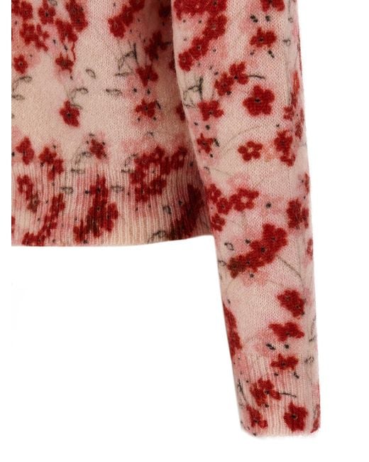 BERNADETTE Red 'Violetta' Cardigan