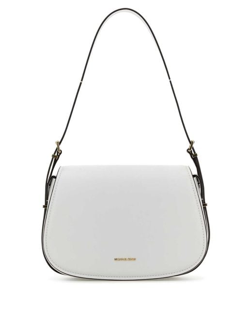 MICHAEL Michael Kors White Leather Moore Shoulder Bag for men
