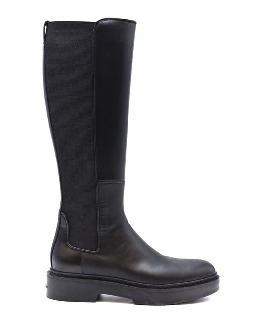 Santoni Black Boots