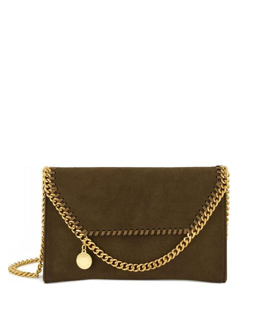 Stella McCartney Metallic Falabella Wallet On Chain