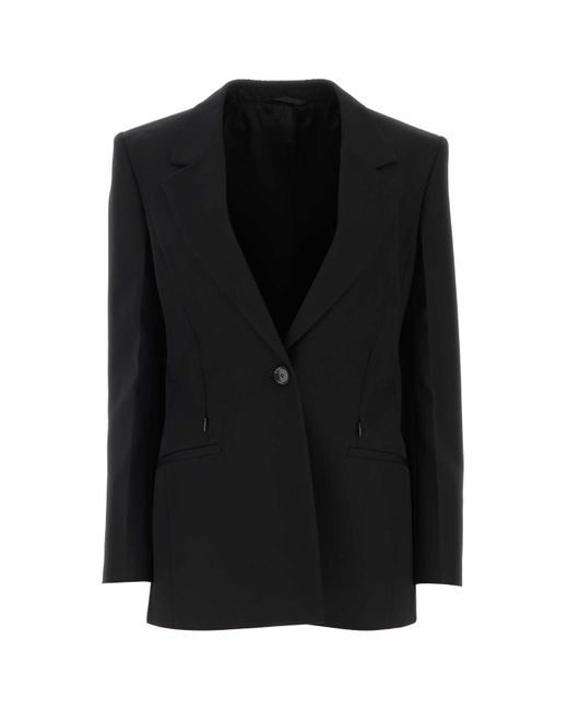 Givenchy Black Wool Blend Blazer