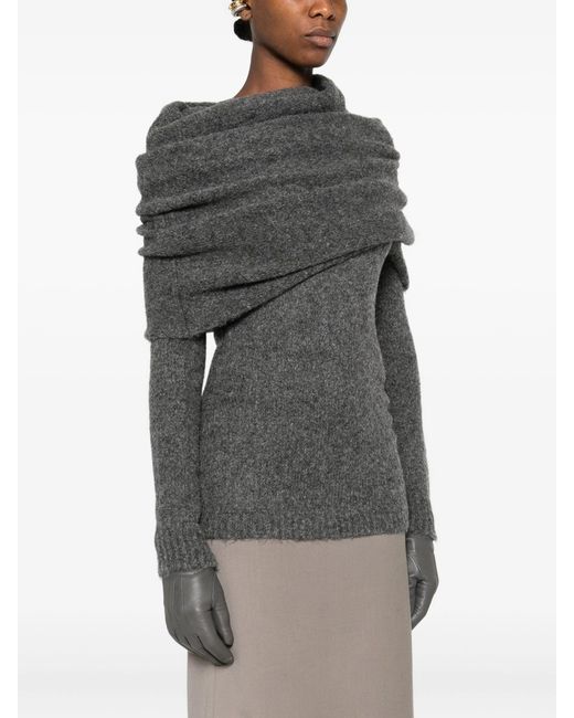 Entire studios Gray Bound Top Smoke