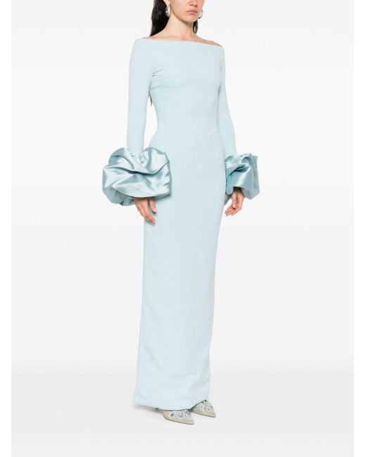 Solace London Blue Trost London Talia Maxi Kleid