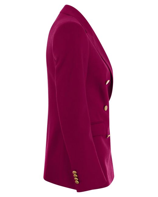 Veste en coton de Paris Tagliatore en coloris Purple