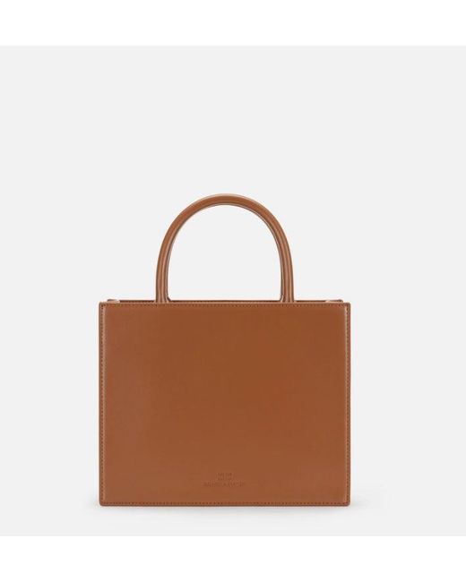 Pequeño bolso con logotipo Elisabetta Franchi de color Brown