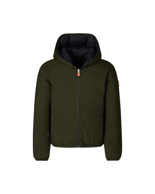 Save The Duck Black Hooded Jacket