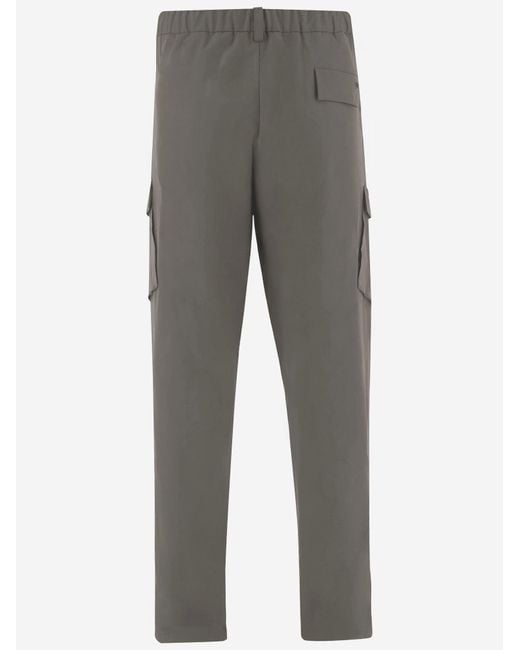 Herno Gray Functional Wardrobe Trousers