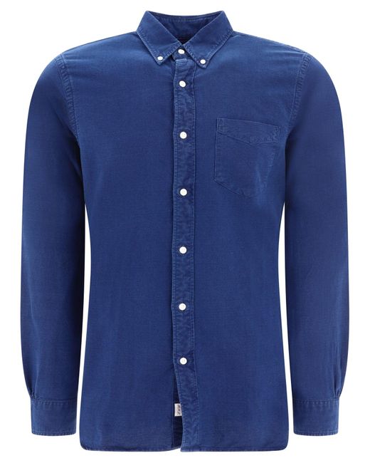 RRL Blue Oxford Shirt for men