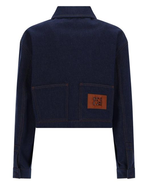 Fendi Blue Giacca