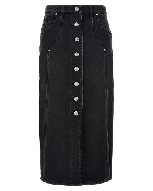 Isabel Marant 'vandy' Rok in het Black