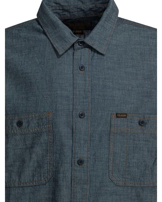 Filson Overhemden in het Blue voor heren