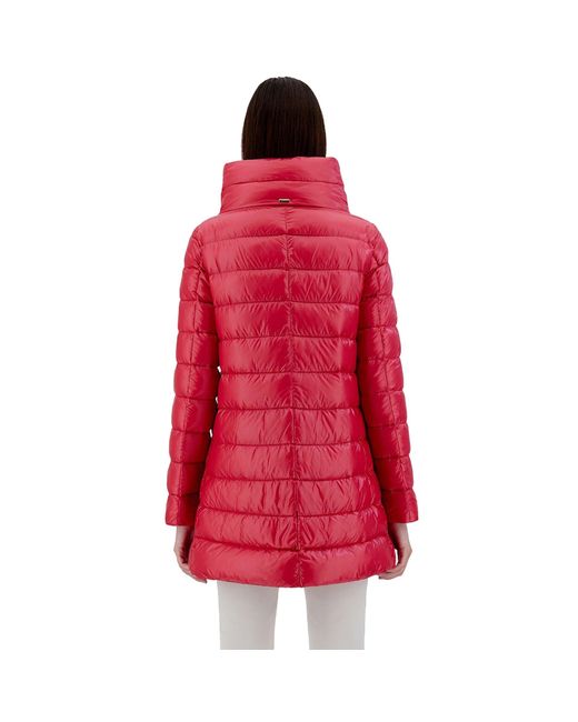 Herno Red Amelia Padded Coat