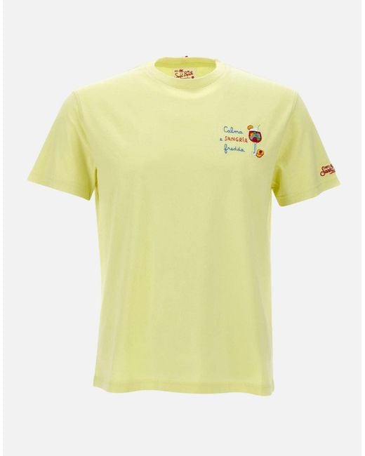 Mc2 Saint Barth Yellow T-shirts And Polos for men