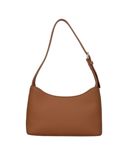 Love Moschino Brown Shoulder Bags Polyurethane/Camel