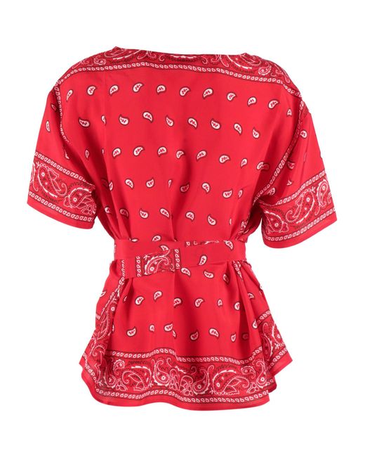 P.A.R.O.S.H. Red Blouse