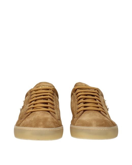 Prada Brown Suede Sneakers/Cinnamon for men