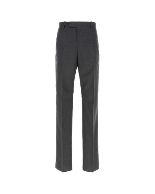 Jil Sander Black Tailored Pants for men