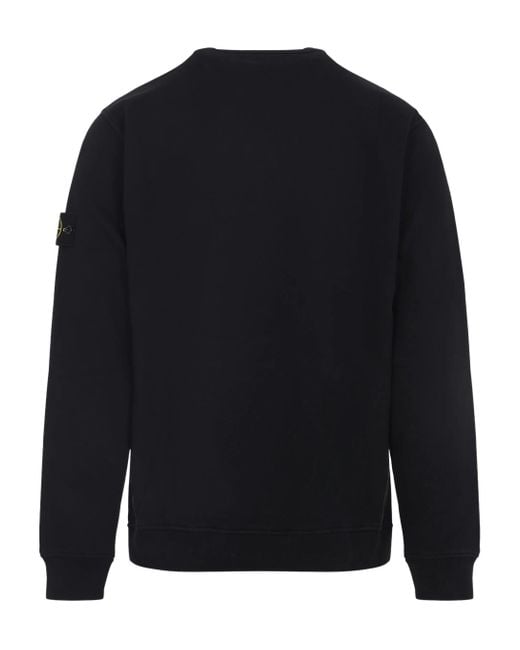 Stone Island I'm Nergens Heen Gaan. in het Black voor heren