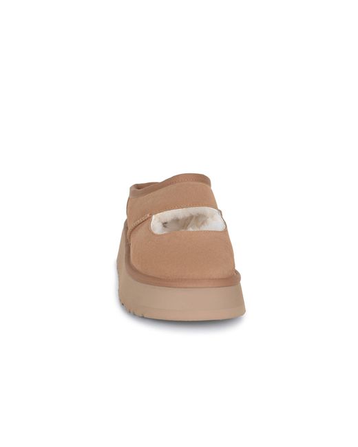 Ugg Brown 'Bea Mary Jane' Pantoffeln aus Wildleder.