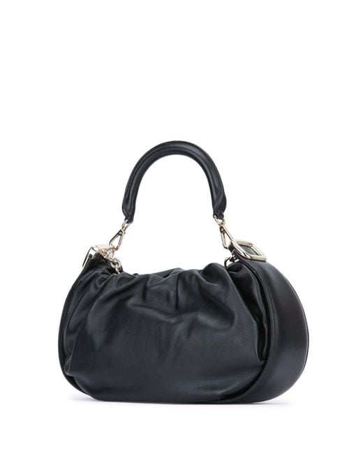 Roger Vivier Black Viv' Choc Royale Hobo Medium